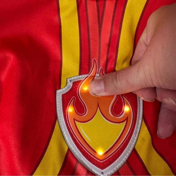 Paw Patrol Marshall Light Up Costume Sz 4T Halloween Red - Picture 4 of 7